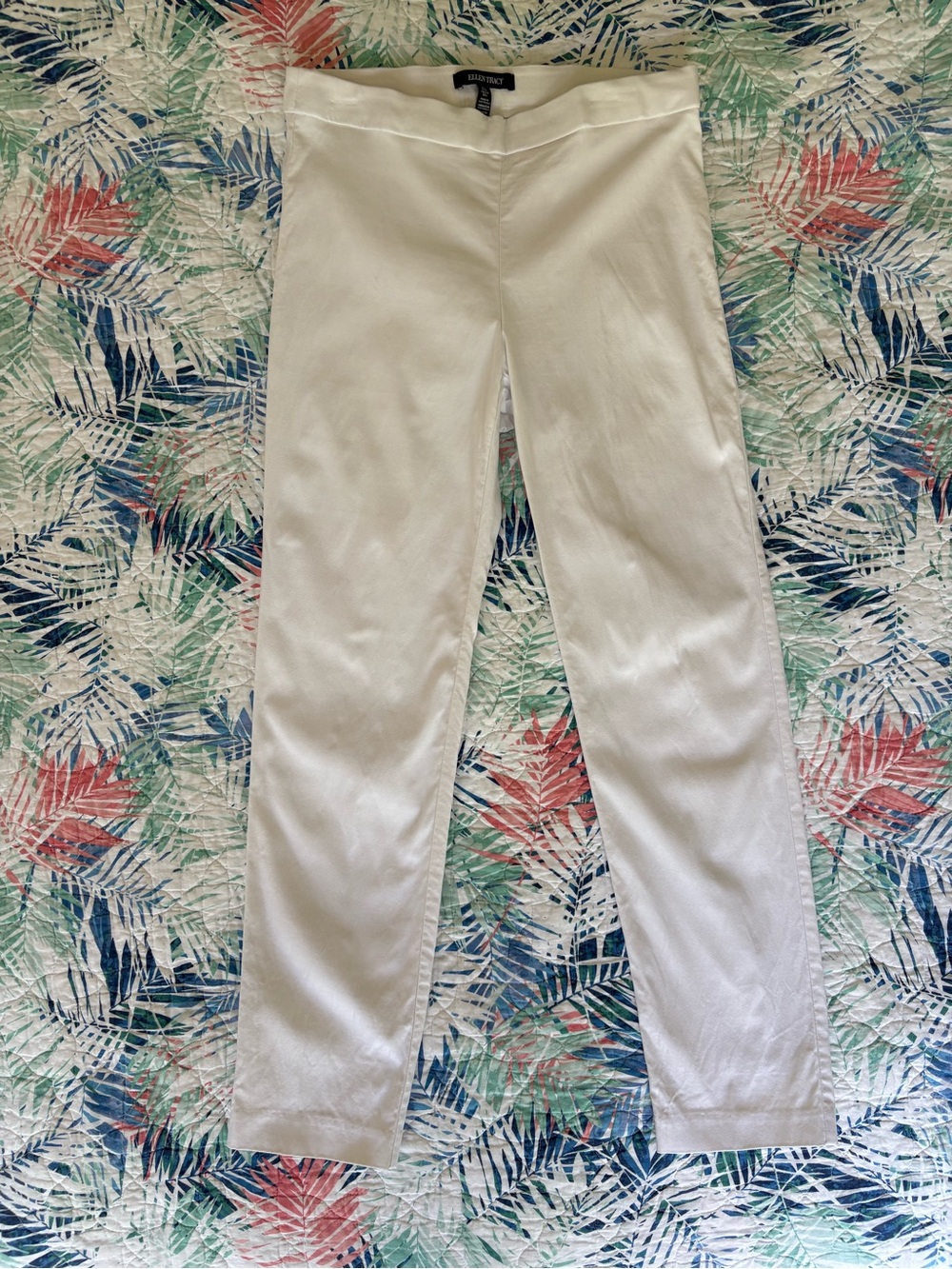Ellen Tracy White Tight Pants Size L